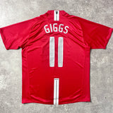 【BNWT正規品2007-2009 NIKE Manchester United UCL home GIGGS #11】