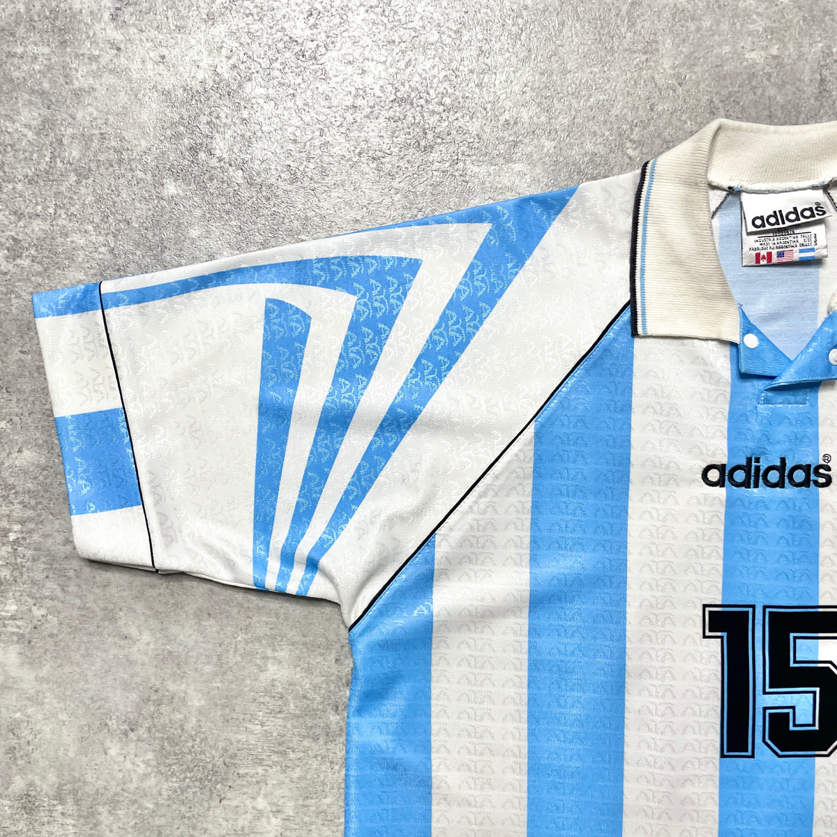 【正規品1996-1997 adidas Argentina home #15】