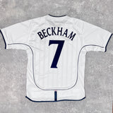 【正規品2001-2003 Umbro England Home Beckham #7】
