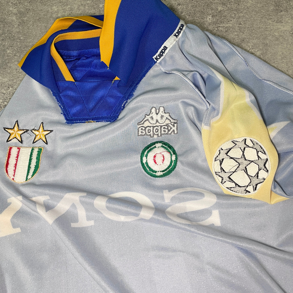 【正規品1095-1996 Kappa Juventus away DEL PIERO #10】