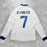 【正規品2012-2013 adidas Real Madrid L/S home 110th Ronaldo #7】