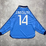 【正規品1999-2001 adidas Real Madrid 3rd L/S GUTI #14】