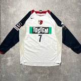 【正規選手支給品2004-2005 NIKE 鹿島アントラーズ away L/S 新井場徹 #7】