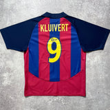 【正規品2003-2004 NIKE Barcelona home Kluivert#9】