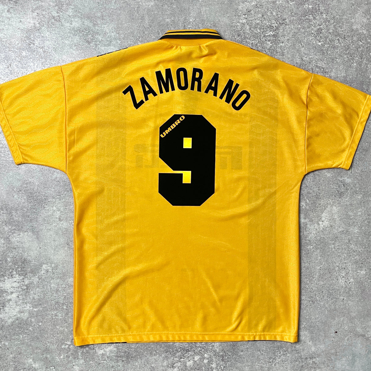 【正規品1996-1997 UMBRO Inter Milan 3rd ZAMORANO #9】