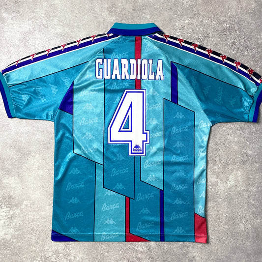 【正規品1995-1997 Kappa Barcelona away GUARDIOLA #4】