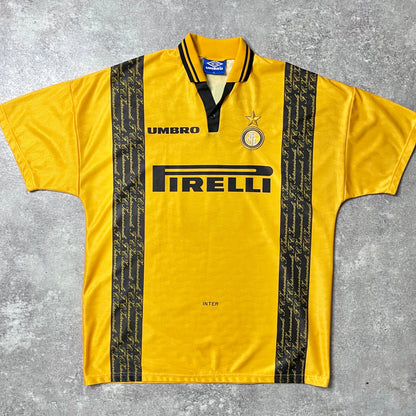 【正規品1996-1997 UMBRO Inter Milan 3rd ZAMORANO #9】