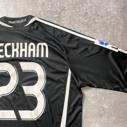 【正規選手支給品2006-2007 adidas Real Madrid away L/S Beckham #23】