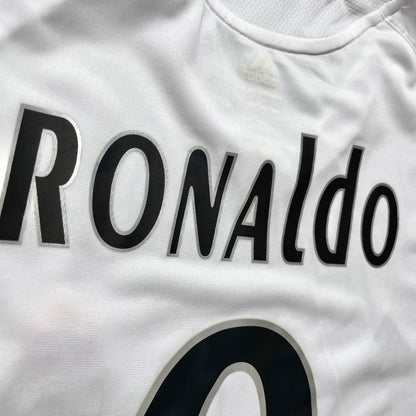 【正規選手支給品2005-2006 adidas Real Madrid home L/S Ronaldo #9】