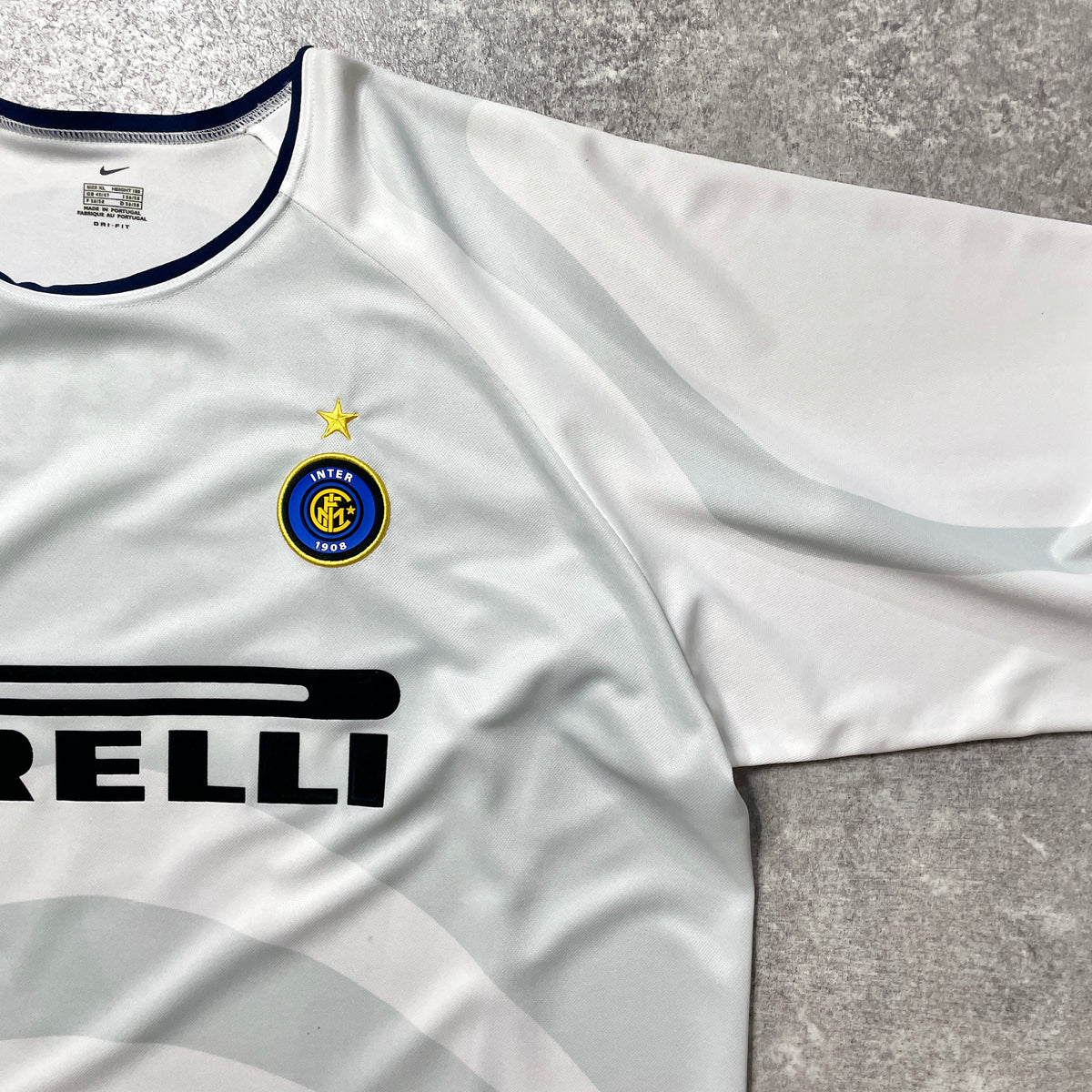 【正規選手支給品2001-2002 NIKE Inter Milan away L/S Ronaldo #9】