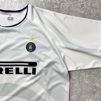 【正規選手支給品2001-2002 NIKE Inter Milan away L/S Ronaldo #9】