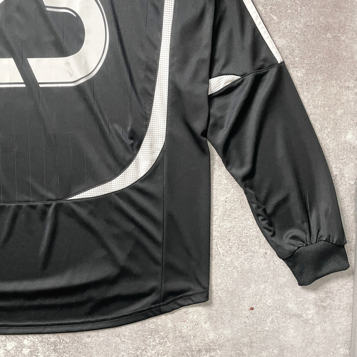 【正規選手支給品2006-2007 adidas Real Madrid away L/S Beckham #23】