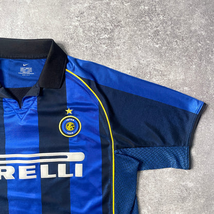 【正規品2001-2002 NIKE Inter Milan home RECOBA #20】