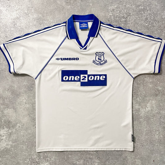 【正規品1998-1999 UMBRO Everton away shirt】