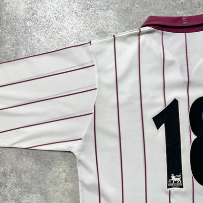 【正規品2002-2003 Fila West Ham United away L/S #18】