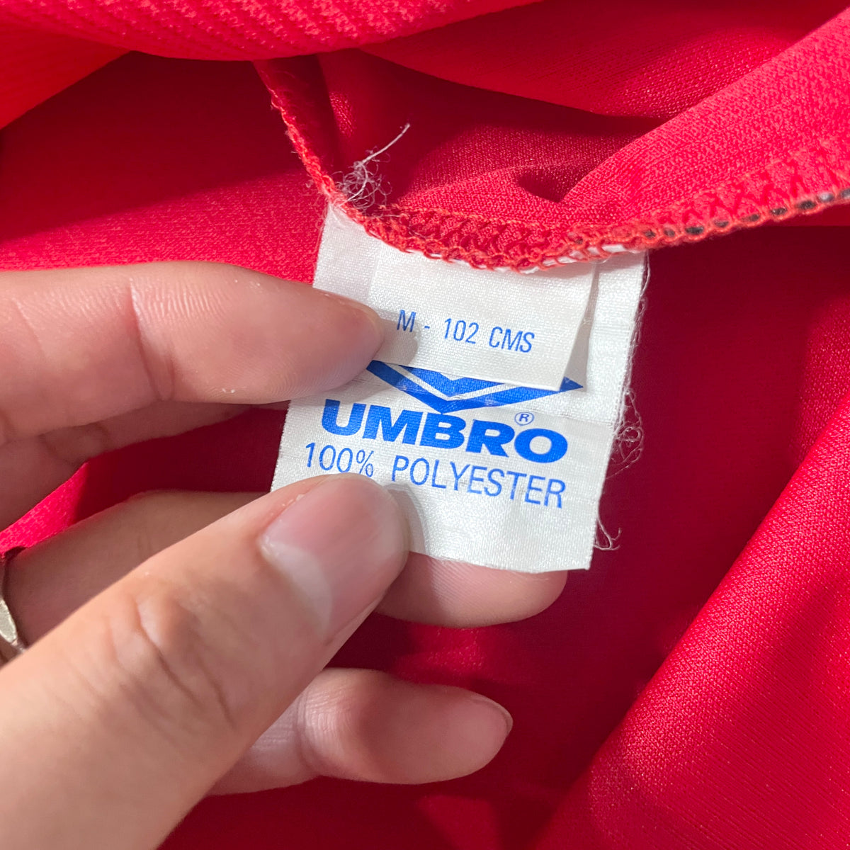 【正規品1998-2000 UMBRO Manchester United home L/S shirt】