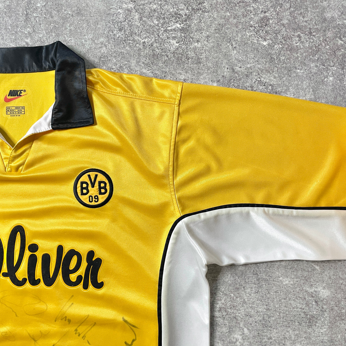 【正規品1998-2000 NIKE BVB Dortmund home L/S shirt】