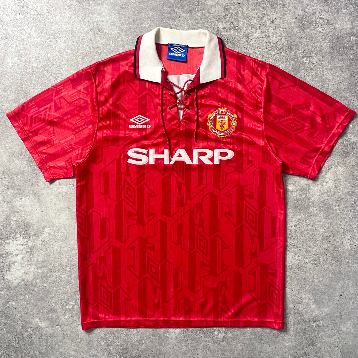 【正規品1992-1994 UMBRO Manchester United home】