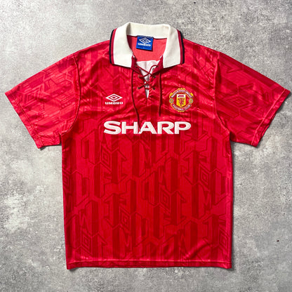 【正規品1992-1994 UMBRO Manchester United home】