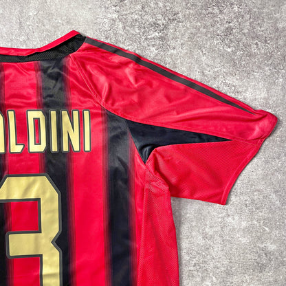 【BNWT正規品2004-2005 adidas AC Milan home MALDINI #3】