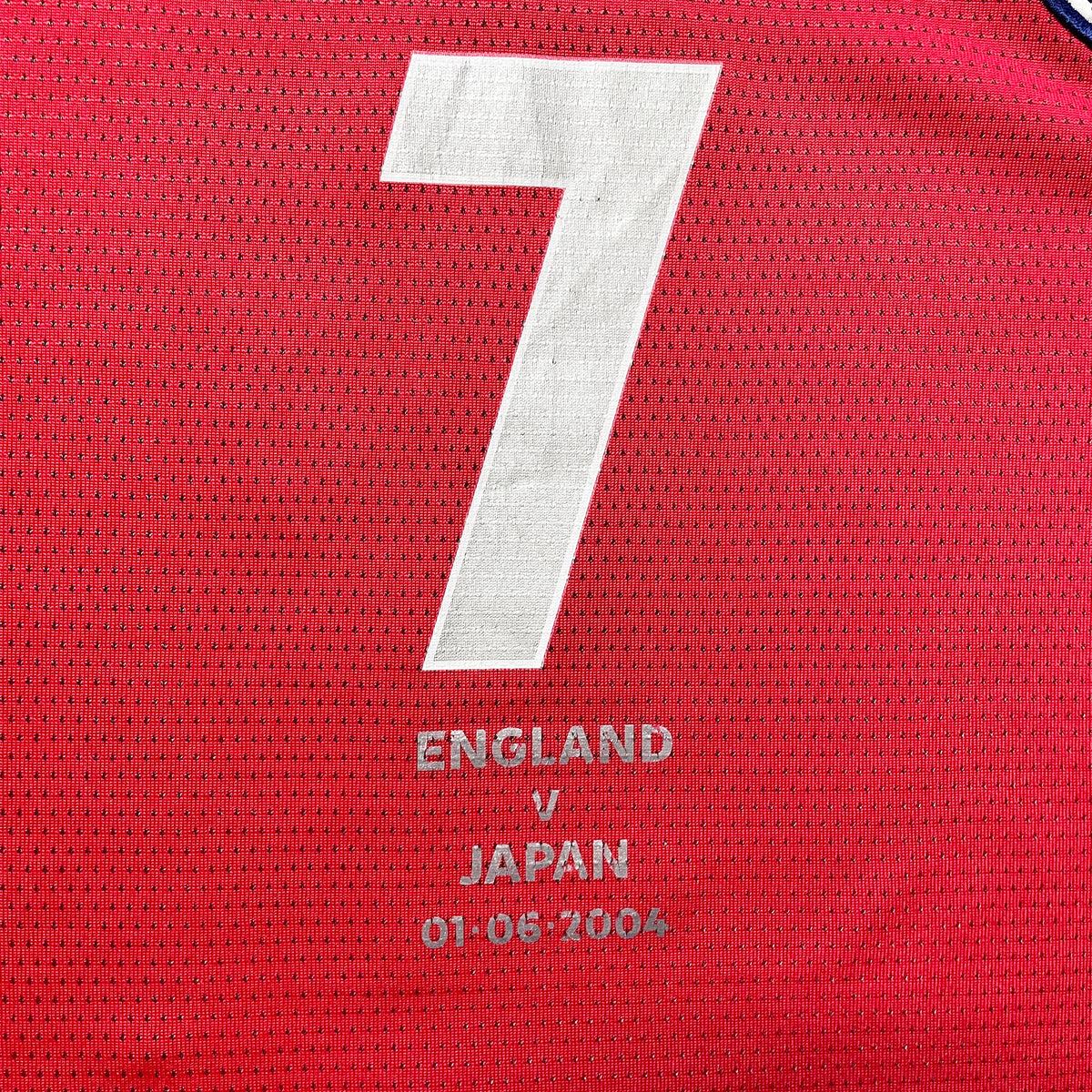 【正規品2004-2006 Umbro England away L/S Beckham #7】