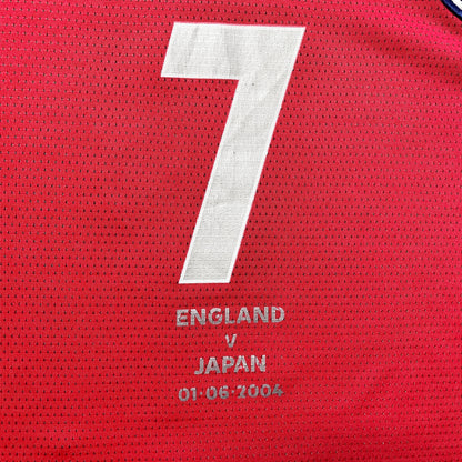 【正規品2004-2006 Umbro England away L/S Beckham #7】