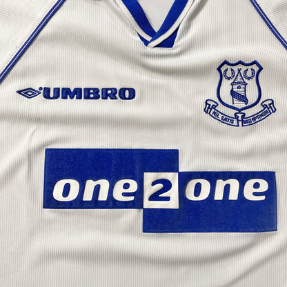 【正規品1998-1999 UMBRO Everton away shirt】
