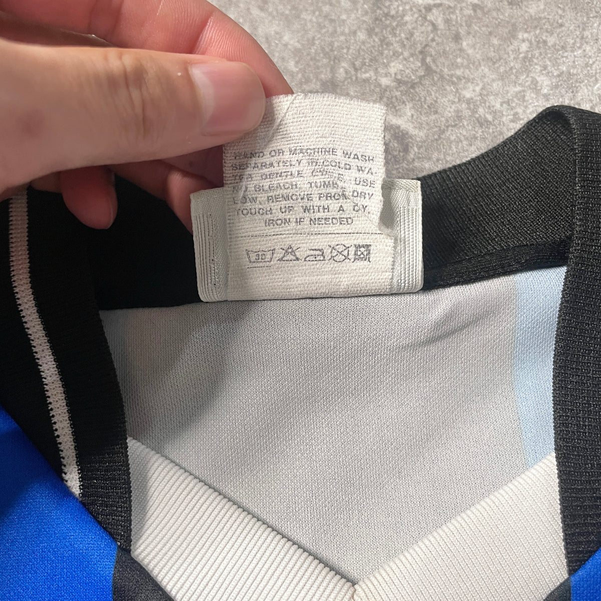【正規選手実使用品2002-2003 asics Atalanta home L/S ROSSSINI #9】