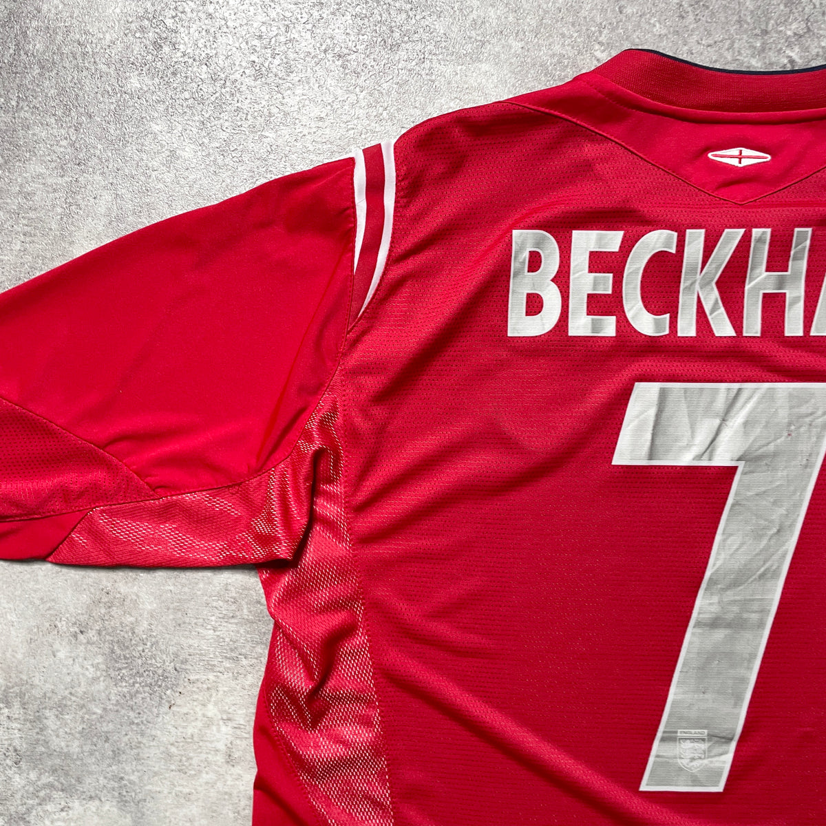 【正規品2004-2006 Umbro England away L/S Beckham #7】