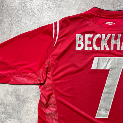 【正規品2004-2006 Umbro England away L/S Beckham #7】