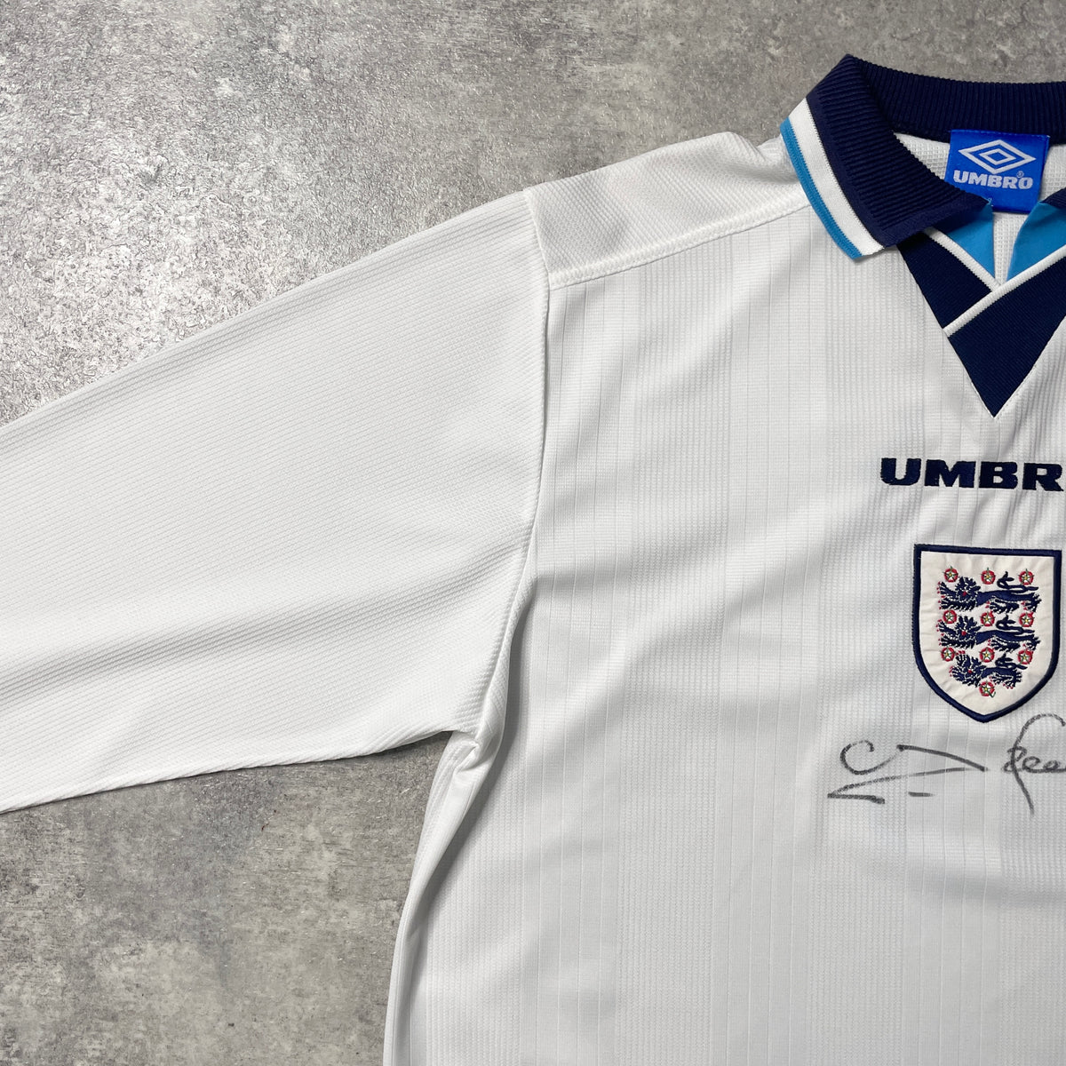 【正規選手支給品1995(-1997) UMBRO England home L/S Pearce #3】