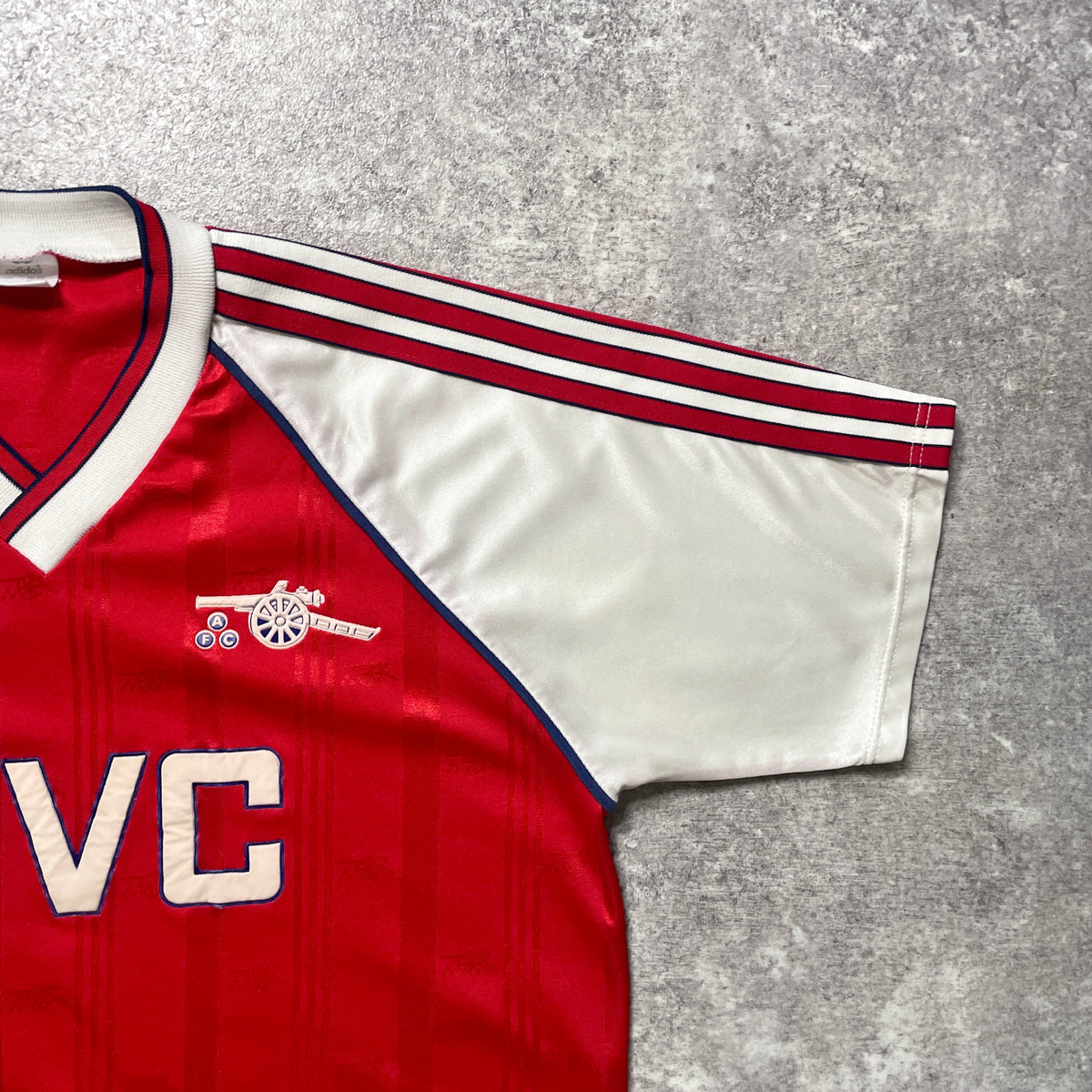 【正規品1988-1990 adidas arsenal home shirt】