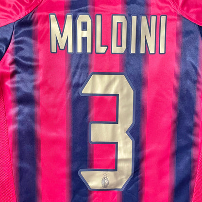 【BNWT正規品2004-2005 adidas AC Milan home MALDINI #3】