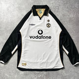 【正規品2001-2002 UMBRO Manchester United away/third L/S reversible shirt】