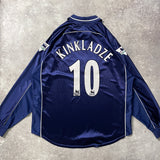 【正規品2000-2001 Derby County L/S KINKLADZE #10】