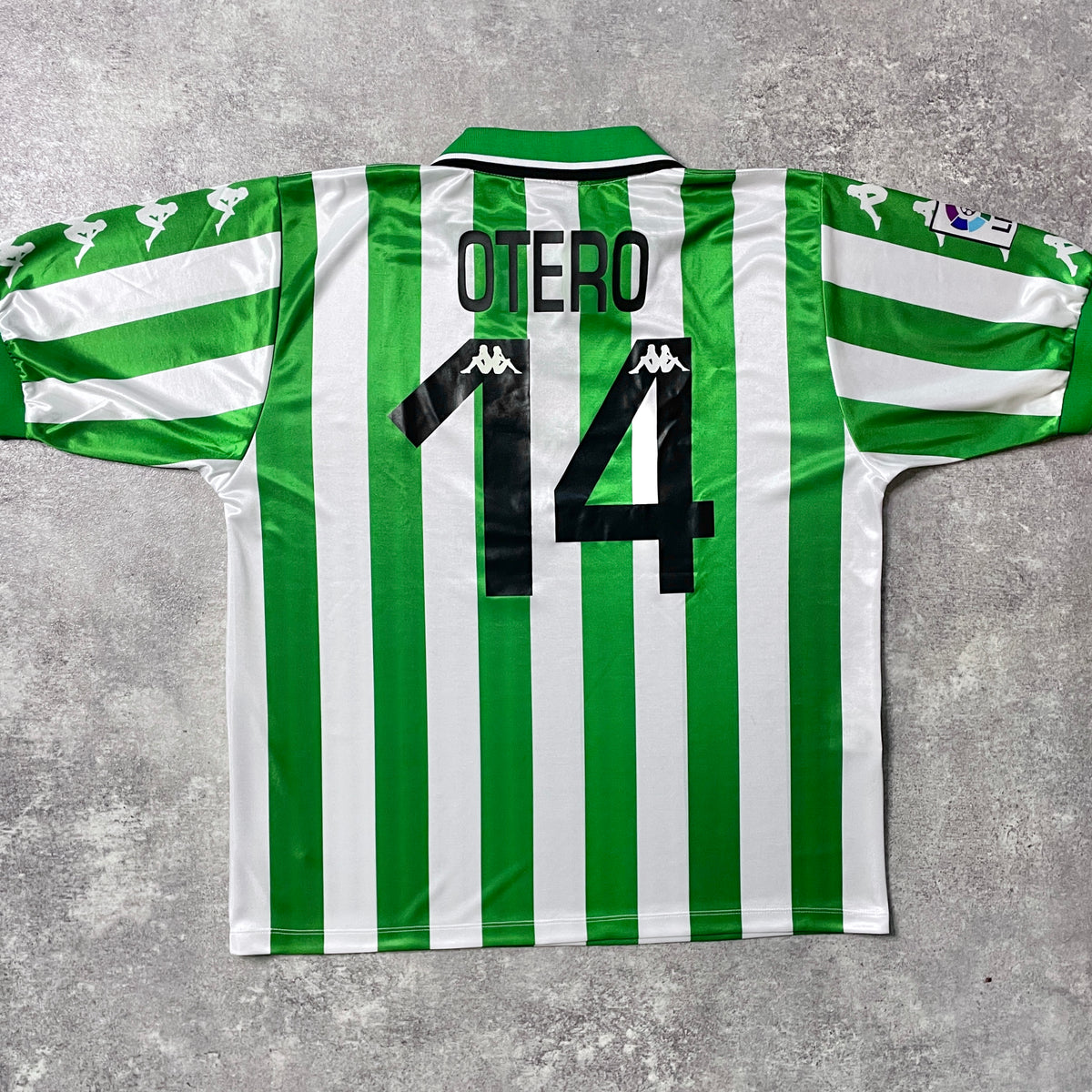 【正規選手実使用品1999-2000 Real Vetis home OTERO #14】
