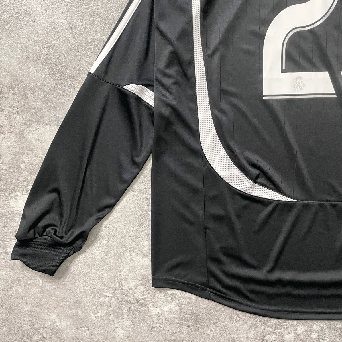 【正規選手支給品2006-2007 adidas Real Madrid away L/S Beckham #23】