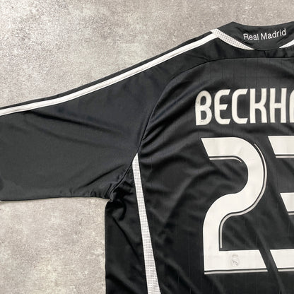 【正規選手支給品2006-2007 adidas Real Madrid away L/S Beckham #23】