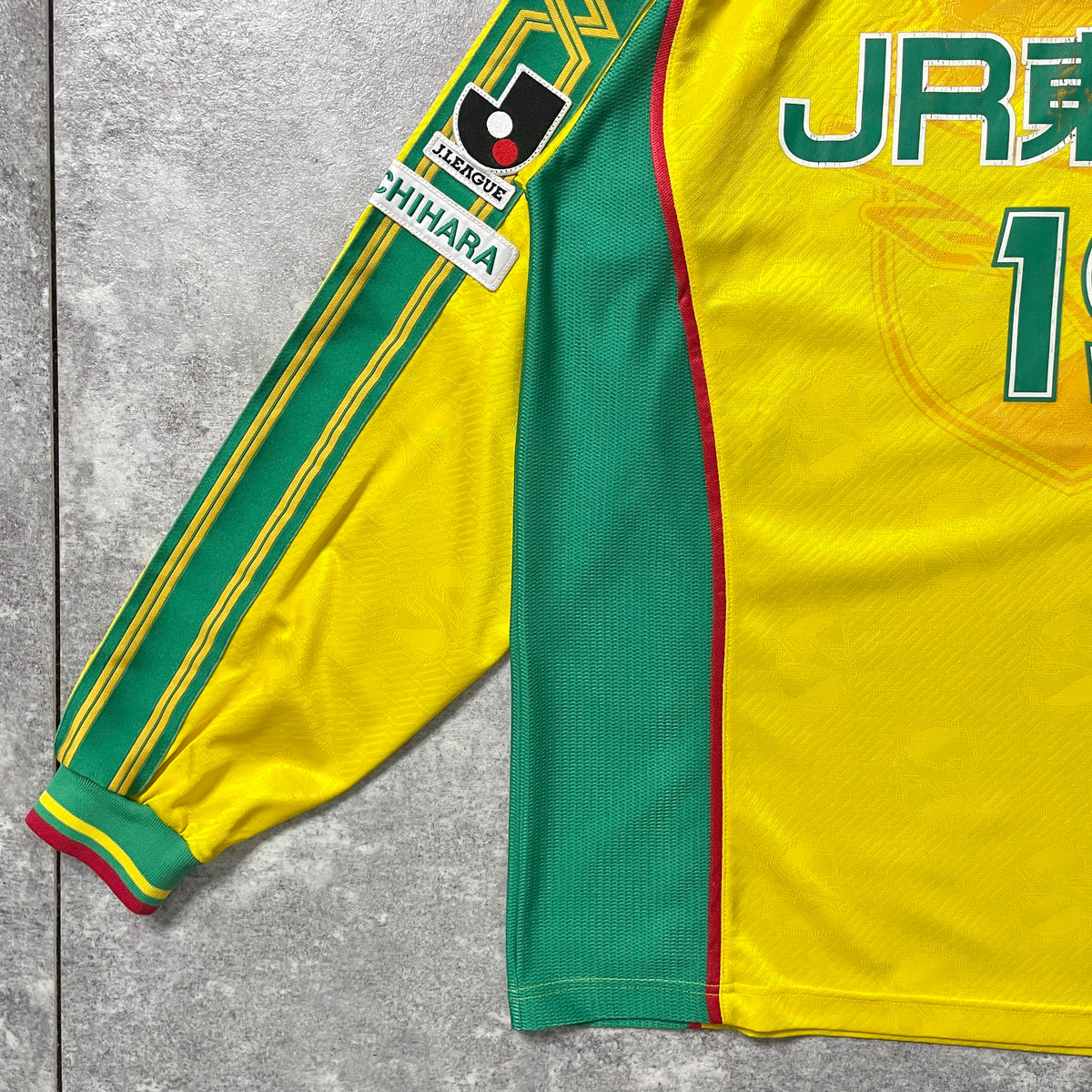 【正規選手実使用品1999-2000 MIZUNO JEF United CHIBA home L/S #19】