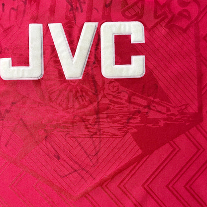 【正規品1996-1998 NIKE Arsenal home L/S shirt 歴代選手サイン入】