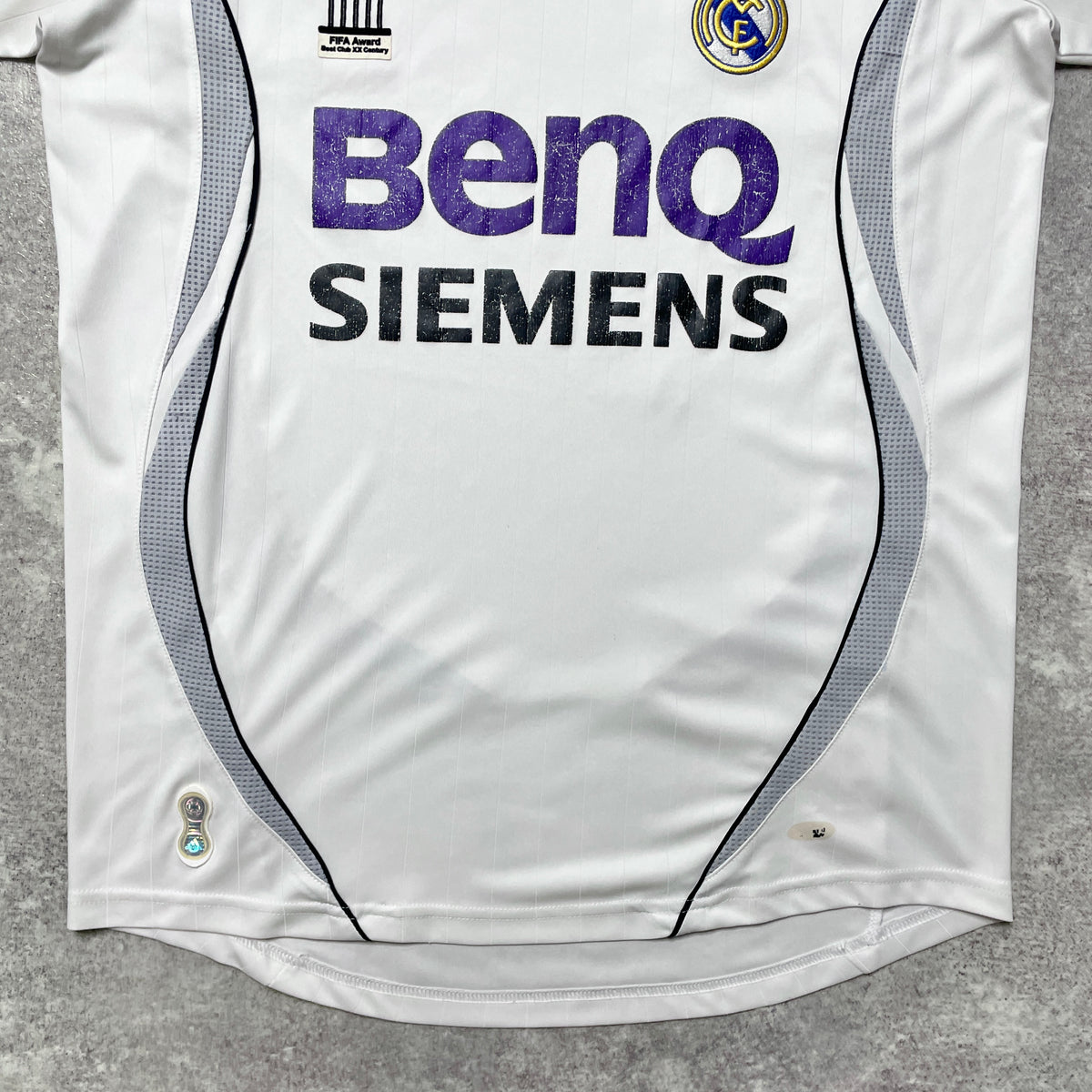 【正規品2006-2007 adidas Real Madrid home Raul #7】