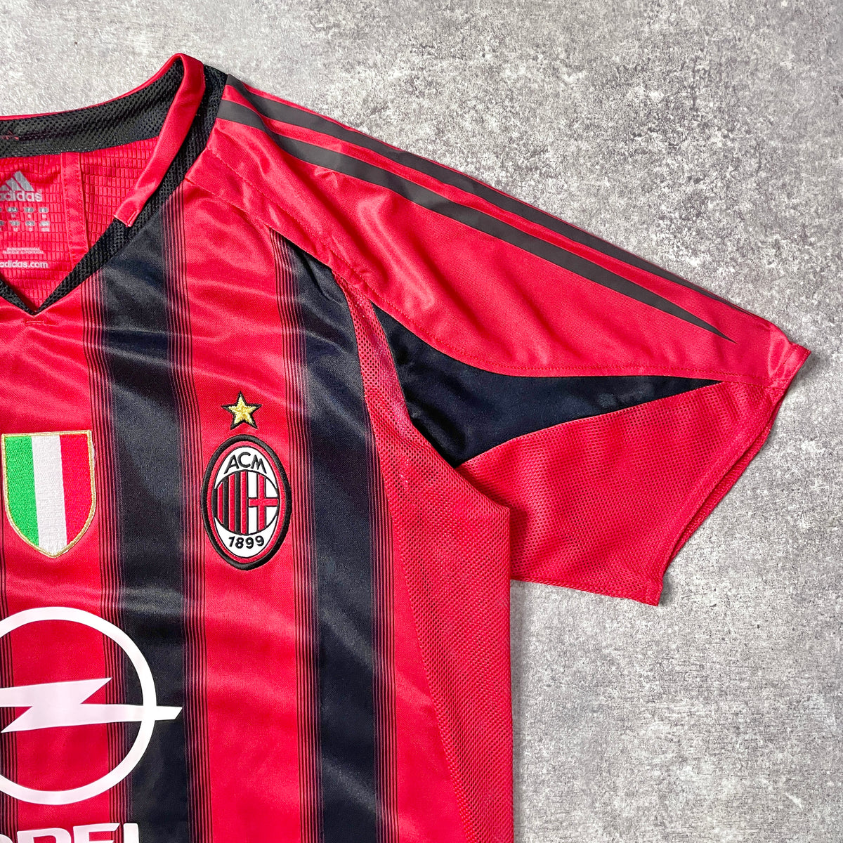 【BNWT正規品2004-2005 adidas AC Milan home MALDINI #3】