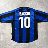 【正規品1999-2000 NIKE Inter Milan home BAGGIO #10】