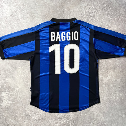 【正規品1999-2000 NIKE Inter Milan home BAGGIO #10】