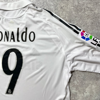 【正規選手支給品2005-2006 adidas Real Madrid home L/S Ronaldo #9】
