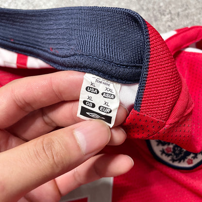 【正規品2004-2006 Umbro England away L/S Beckham #7】