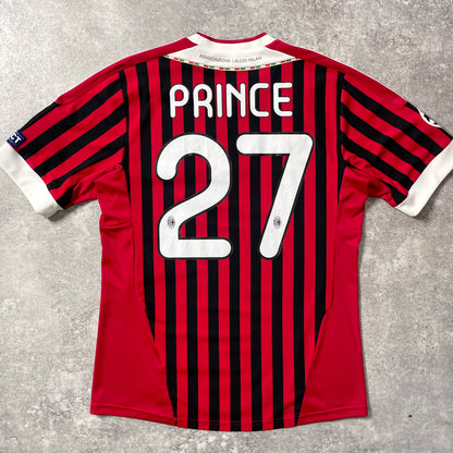 【正規品2011-2012 adidas AC Milan home PRINCE #27】
