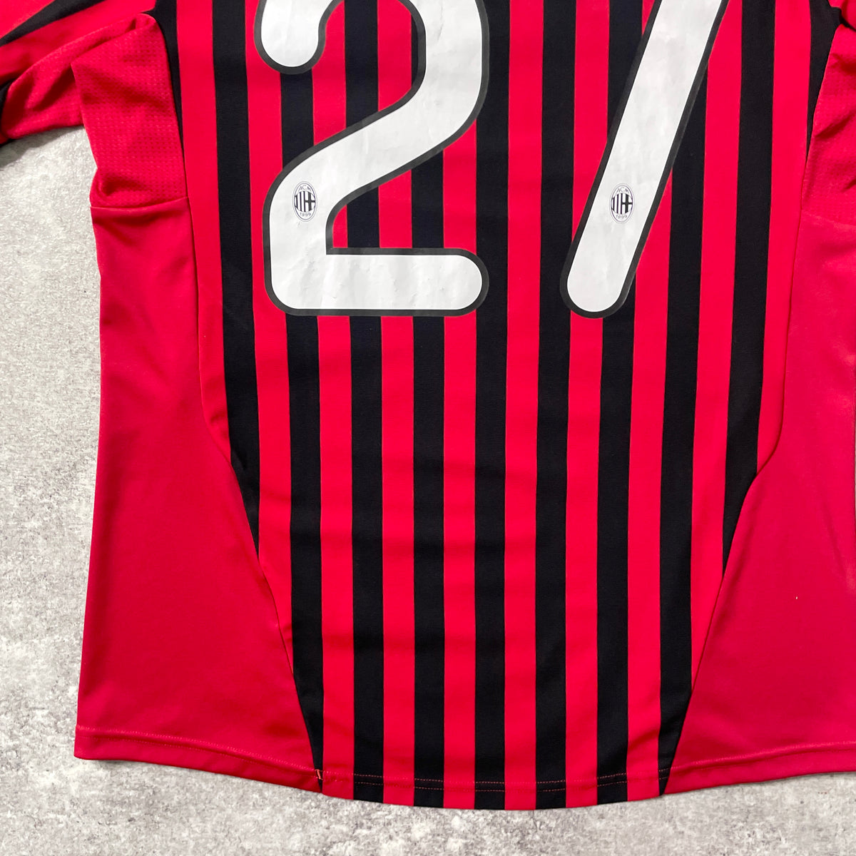 【正規品2011-2012 adidas AC Milan home PRINCE #27】