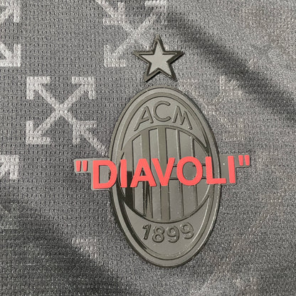 【正規品2024-2025 adidas Off White AC Milan 4th shirt】