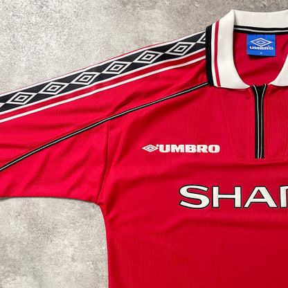 【正規品1998-2000 UMBRO Manchester United home L/S shirt】